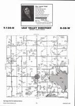 Leaf Valley Township, Lake, Miltona, Spring Lake, Directory Map, Douglas County 2006